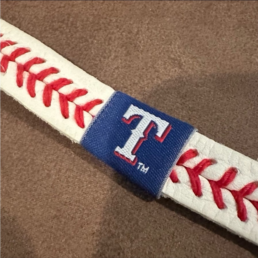Texas Rangers Baseball Bracelet - Picture 4 of 5